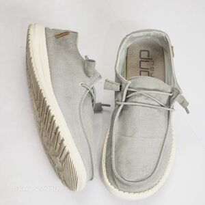 Hey Dude Women's Light Gray Slip-On Loafers